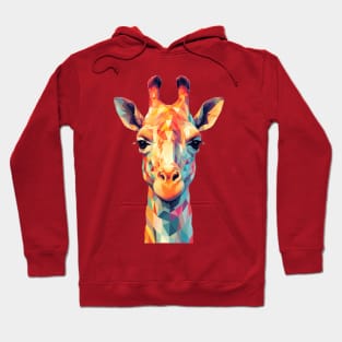 Giraffe: Abstract Elegance Hoodie